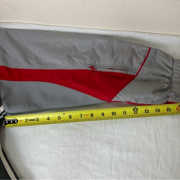 Paramount jacket full zip hooded Red/Gray Women’s Sz M￼ - Picture 13 of 16